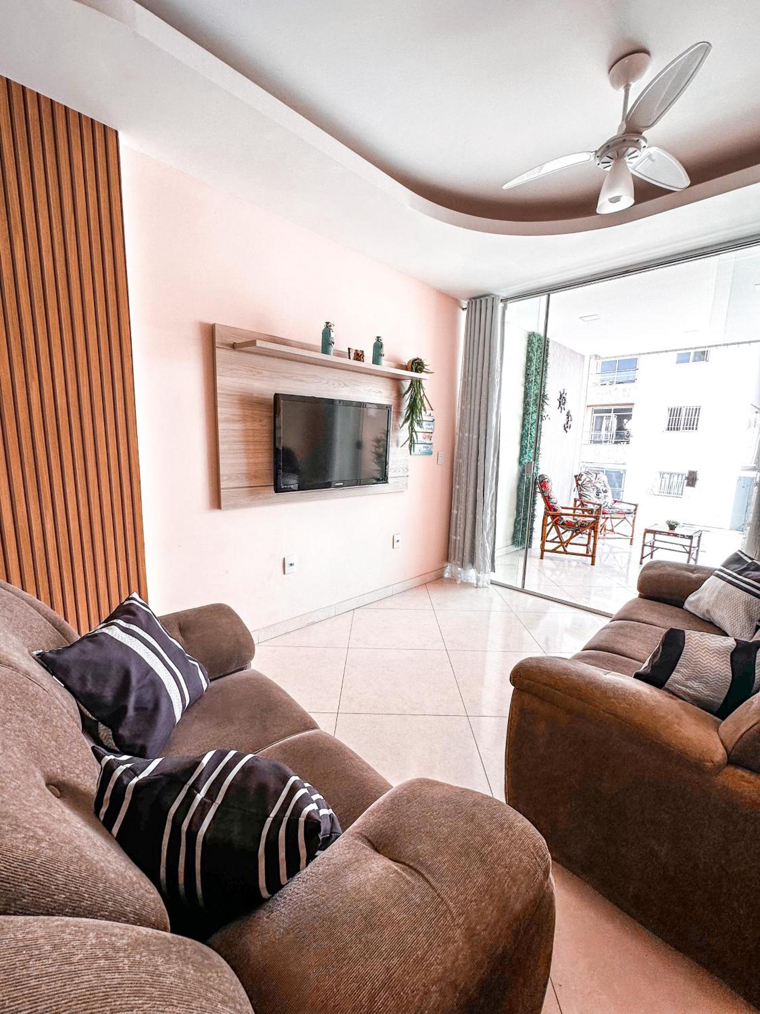 Apt Na Praia Do Morro,2 Quadras Do Mar,Com Garagem Guarapari Bagian luar foto